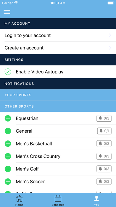 SMWC Athletics Screenshot 3 - AppWisp.com SMWC Athletics Screenshot 3 - AppWisp.com