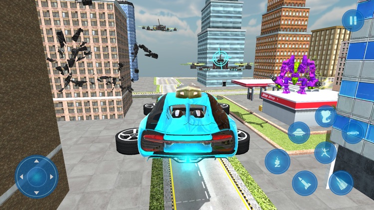 Snake Robot Transform Car Game screenshot-3
