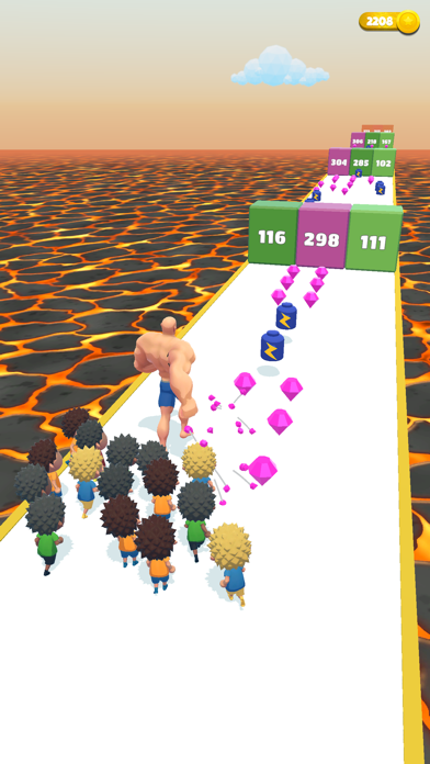 Lava Run 3D Screenshot
