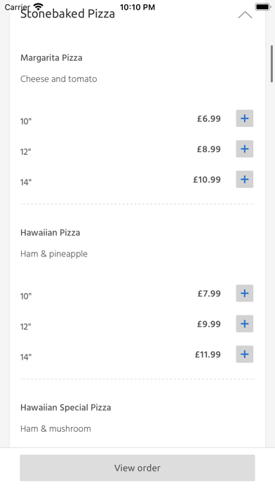 La Vera Pizza, Wolverhampton Screenshot