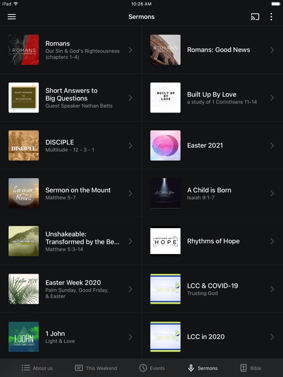 Lighthouse Christian Center iPad screenshot 2 - Lifestyle app