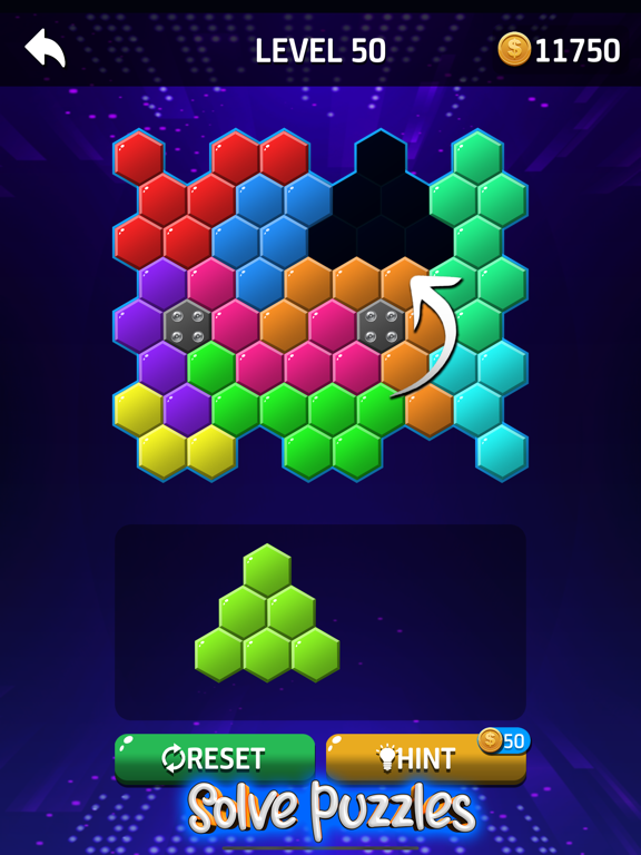 Screenshot #6 pour Merge Shape: Move Block Puzzl