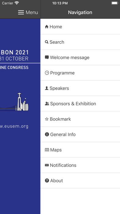 EUSEM 2021 Screenshot