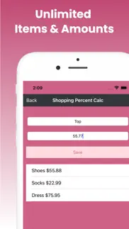 shopping % calculator discount iphone screenshot 4