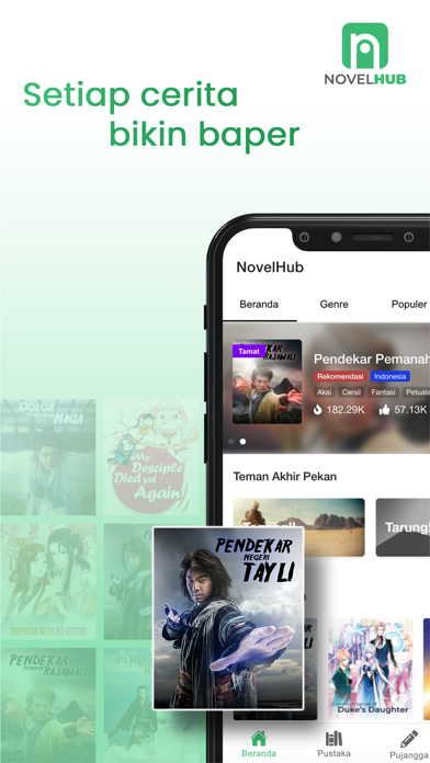 Screenshot #1 pour NovelHub - Baca Novel Online