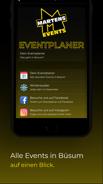 Martens Events Screenshot