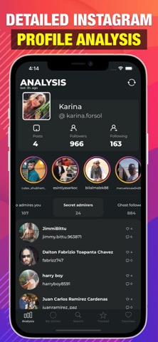 Social Scan: Followers Trackerのおすすめ画像1