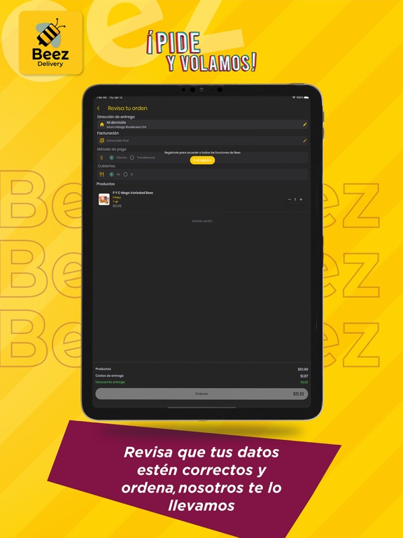 Screenshot #6 pour Beez Delivery