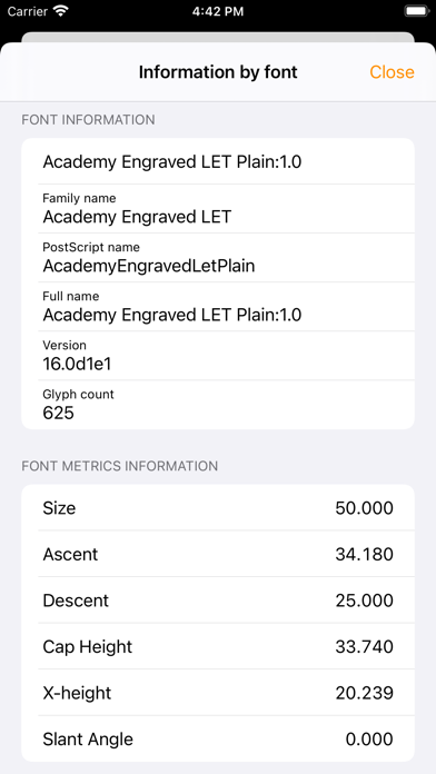 AllGlyphs Screenshot 3 - AppWisp.com AllGlyphs Screenshot 3 - AppWisp.com