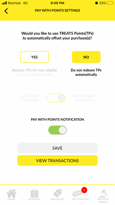 MAYBANK TREATS SG Screenshot