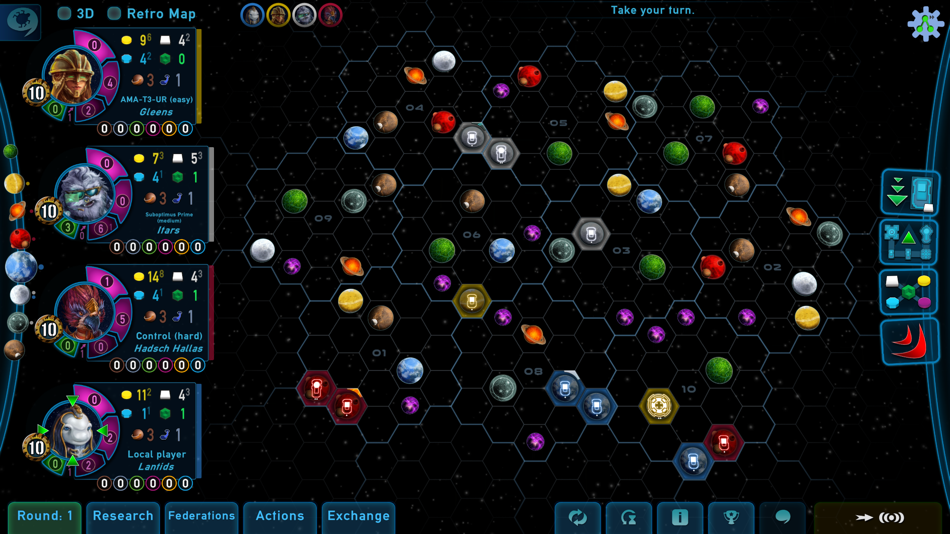 #4. Gaia Project (iOS) By: DIGIDICED