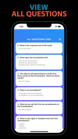 Game screenshot US Citizenship Test with Audio apk