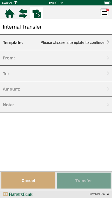 Planters Bank Business Mobile Screenshot