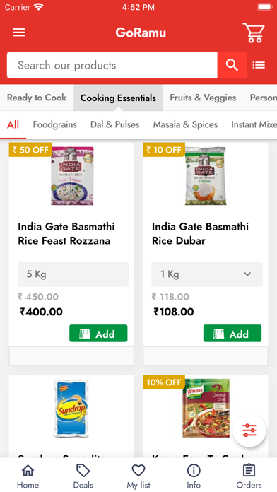GoRamu - Grocery Delivery Screenshot