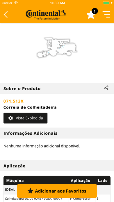 Continental Agricola–Catálogo. Screenshot