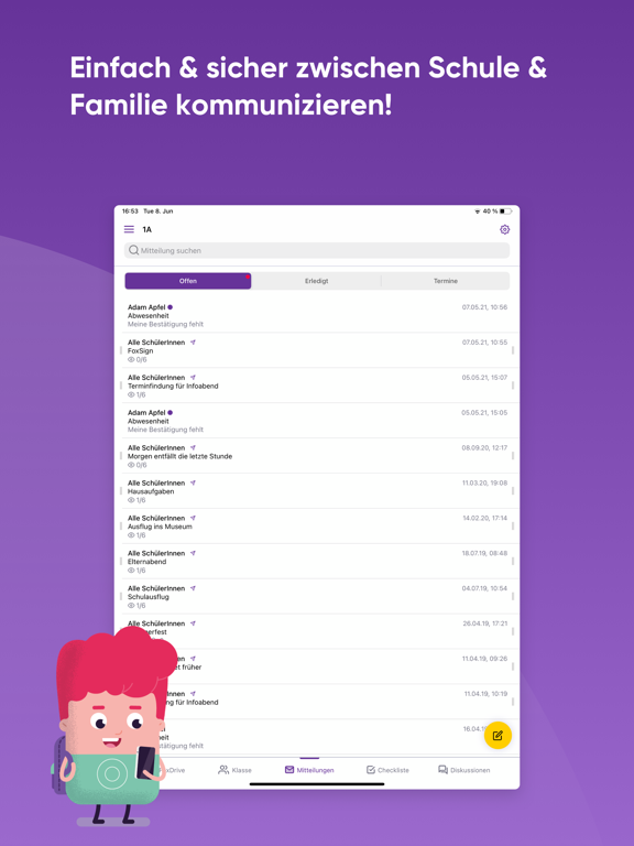 Screenshot #5 pour SchoolFox - Schulkommunikation