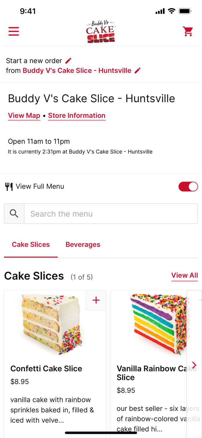 Buddy Vs Cake Slice Ordering