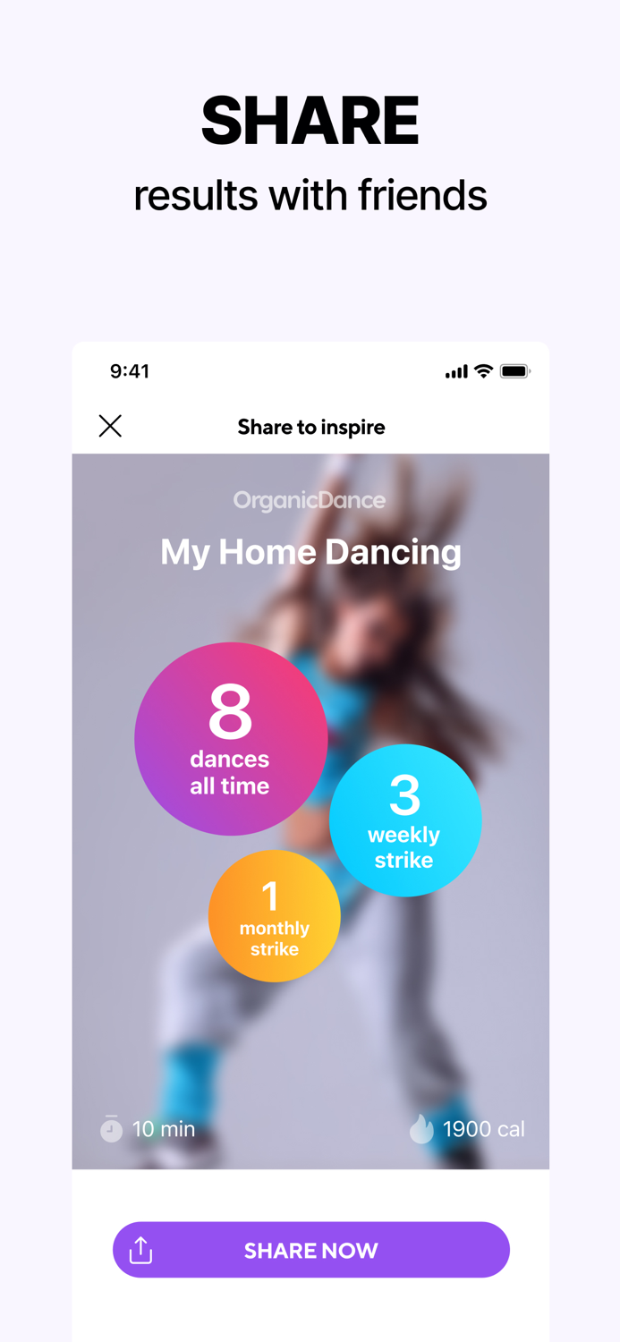 Organic Dance Weight Loss App