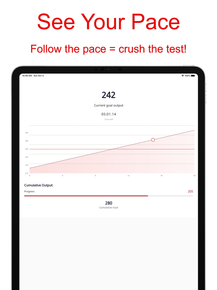 Domestiq PowerZone Test Pacer