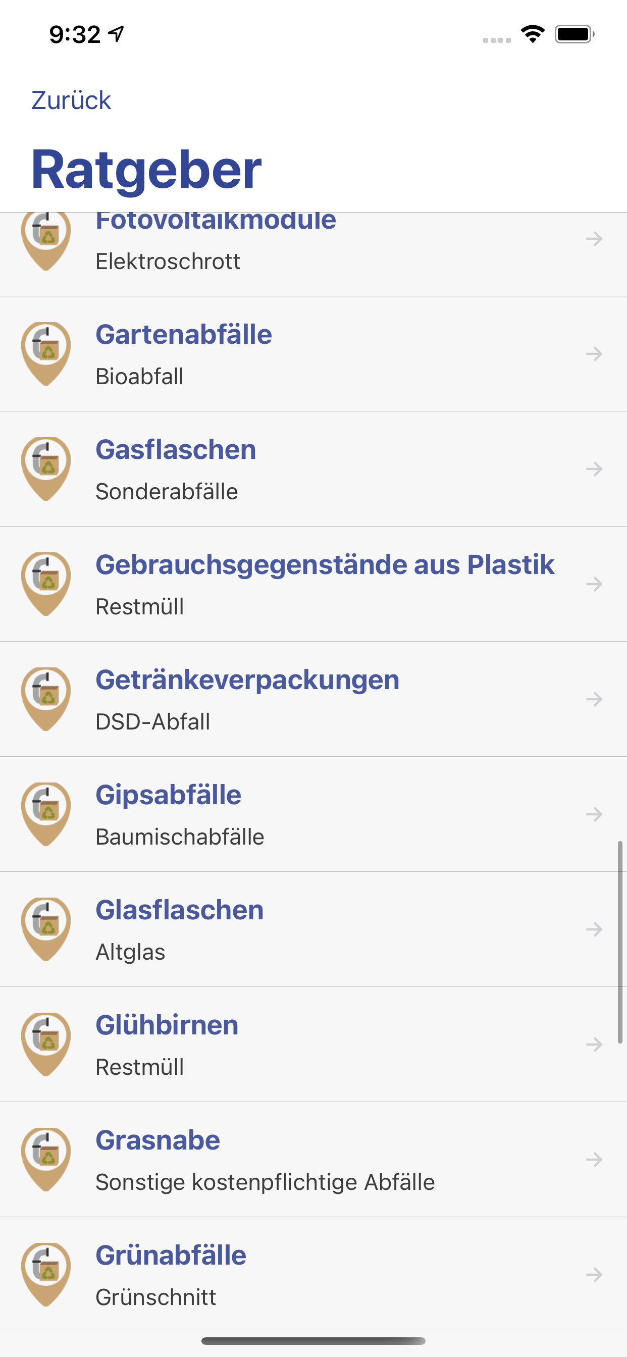 abfallApp MEG