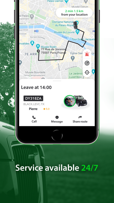 Caocao – chauffeurs VTC Paris Screenshot