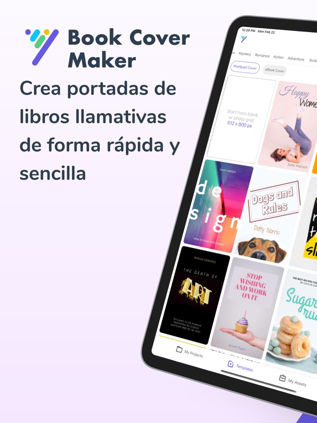 Creador de portadas de libros en App Store