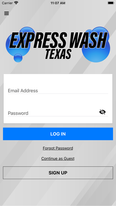 Express Wash Texas Screenshot
