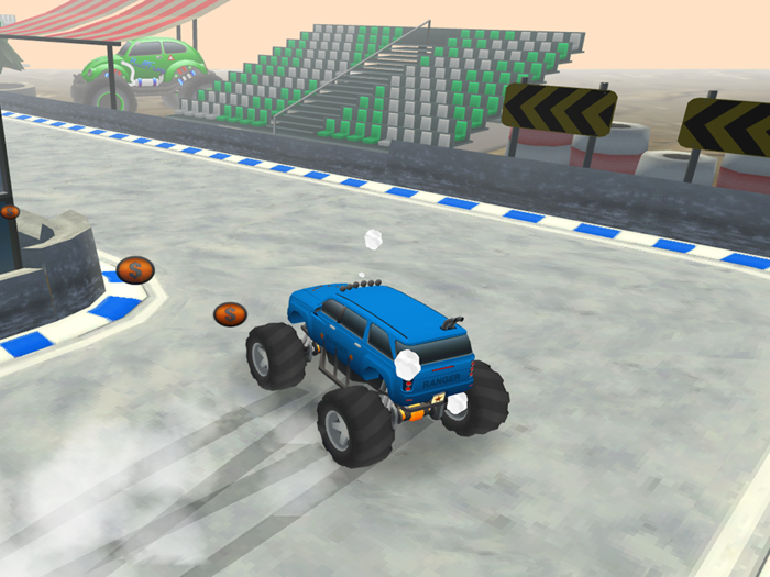 Monster Truck Drift Stunt Race