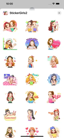 Game screenshot Fashionable Girls2 Sticker mod apk