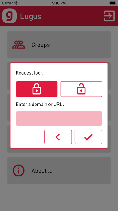 Lugus Remote Control Screenshot