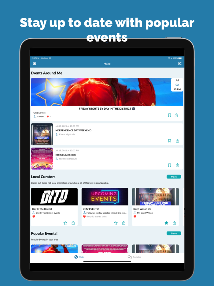 Mako The Social Event Hub