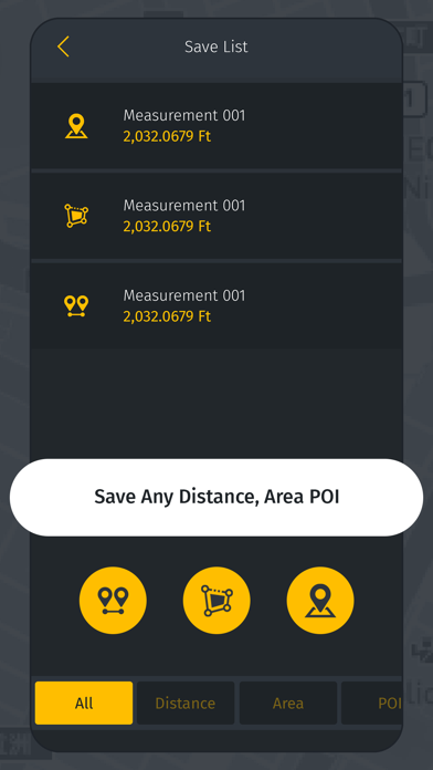 Land Distance Area Calculator Screenshot