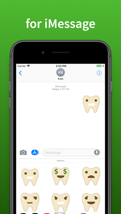 Screenshot #3 pour Tooth Emojis Stickers for text