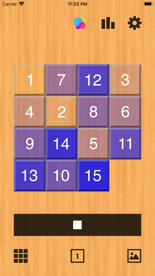 #2. 15Puzzle - Enjoy Various Tiles (iOS) 由: Yutaka Kamoto