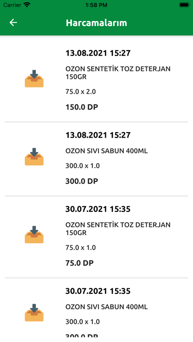 Dönüşüm Kart Screenshot