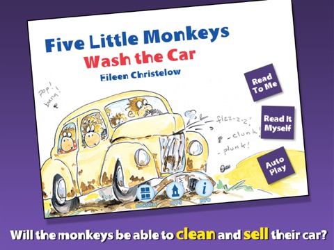 5 Little Monkeys Wash the Carのおすすめ画像1