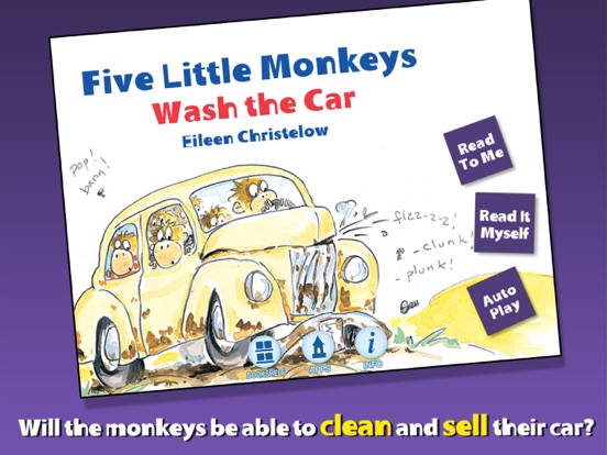 Screenshot #4 pour 5 Little Monkeys Wash the Car