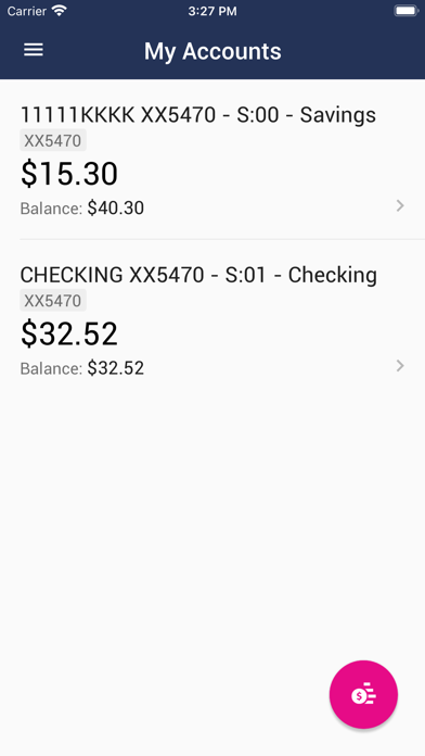 Rancho FCU Mobile Banking Screenshot