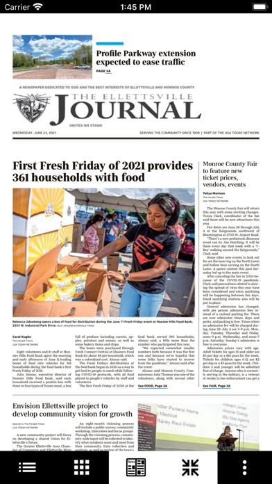Ellettsville Journal Print Screenshot