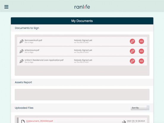 RANLife Client Portal iPad screenshot 5 - Business app