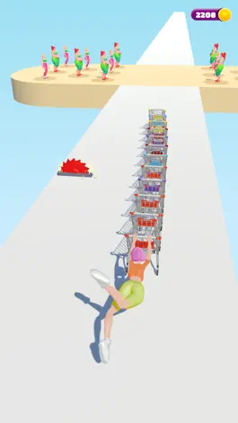Game screenshot Grocery Cart Run apk