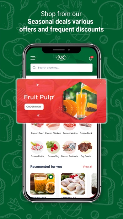 MK Foods Screenshot