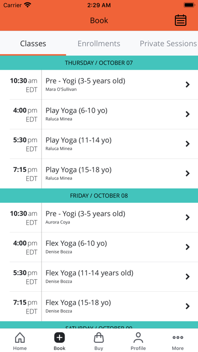 Bozza Yoga Littles Screenshot