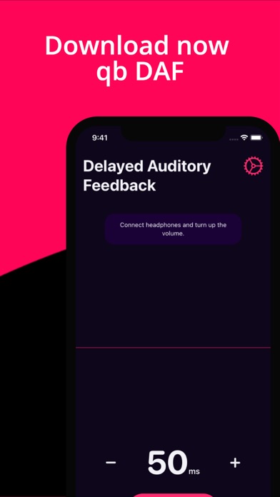 qb | Delayed Auditory Feedback Screenshot