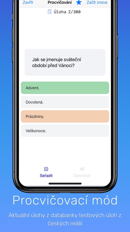 České reálie cvičný test screenshot-3