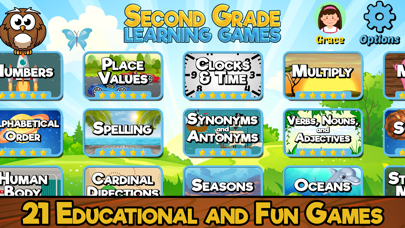 Second Grade Learning Games SE Screenshot