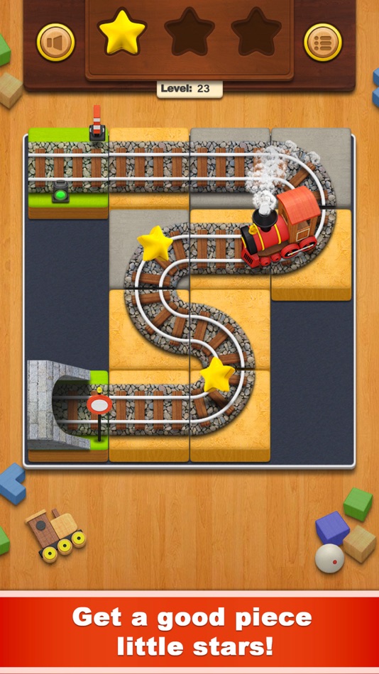 #2. iHappy Train - Slide Puzzle (iOS) 由: 红梅 马