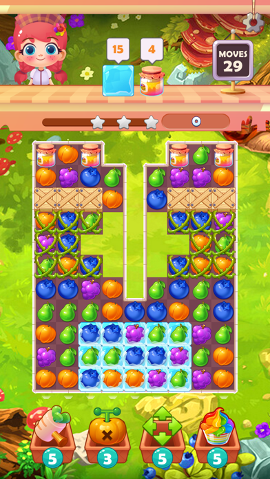 Garden Bounty: Fruit Link Game Screenshot