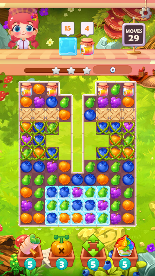 #3. Garden Bounty: Fruit Link Game (iOS) بواسطة: Oleh Kravets