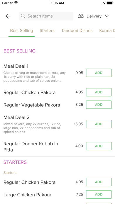 Jaipur Indian Takeaway. Screenshot